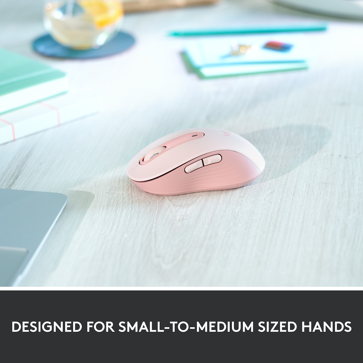 Logitech Signature M650 Wireless Mouse (Rose)