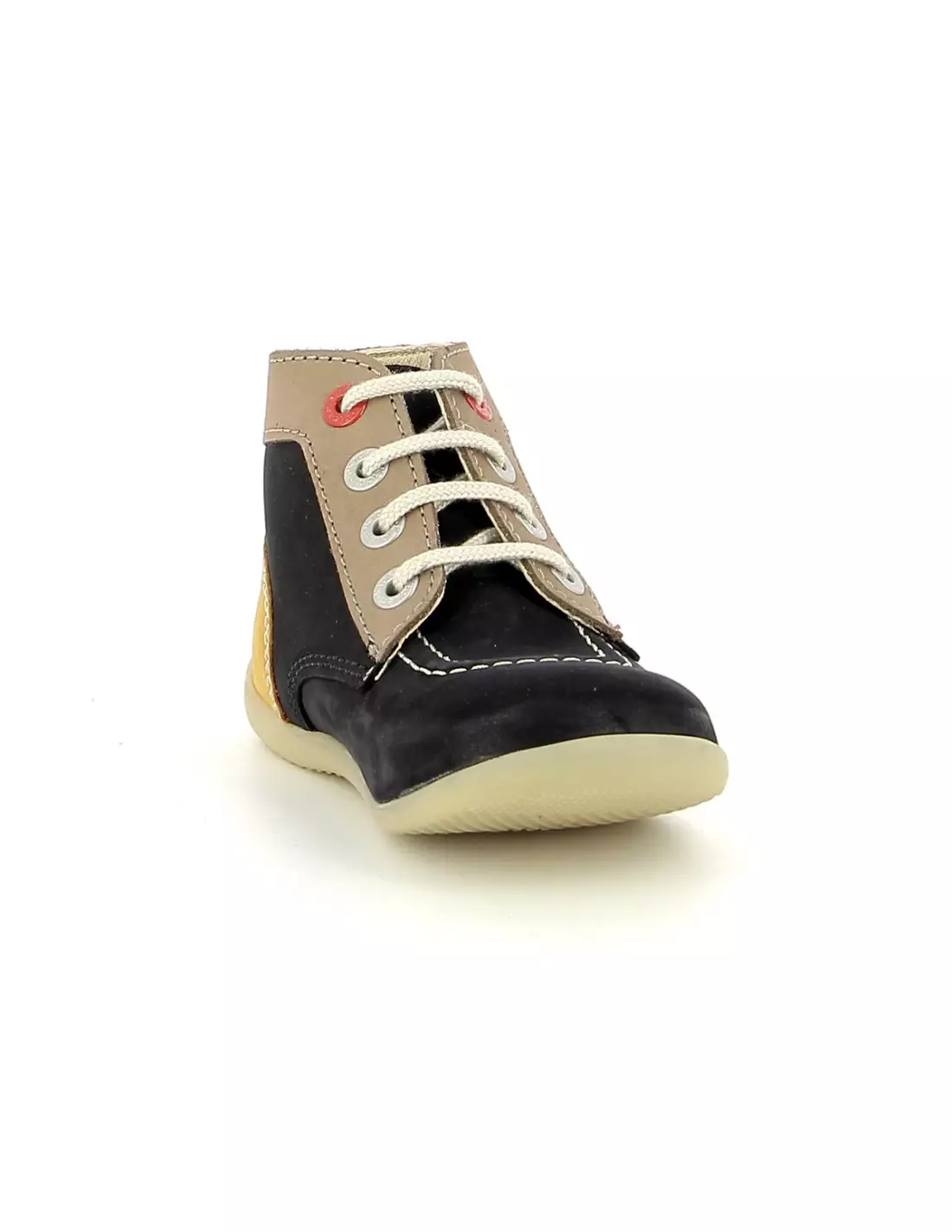 KICKERS BONBON - Bottes Marinetaupejaune