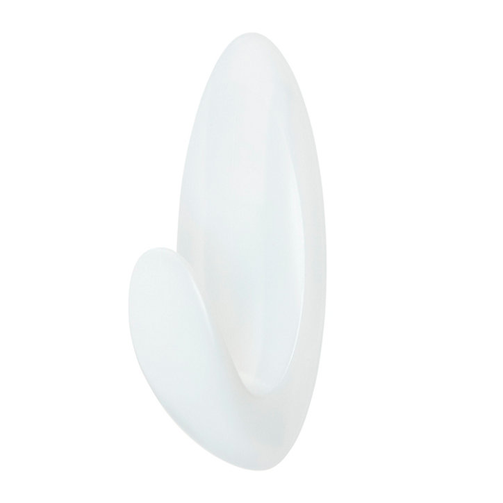 Crochets moyens pour salle de bains avec languettes résistantes à l'eau Command BATH18 transparent givré 2 crochets + 3 languettes