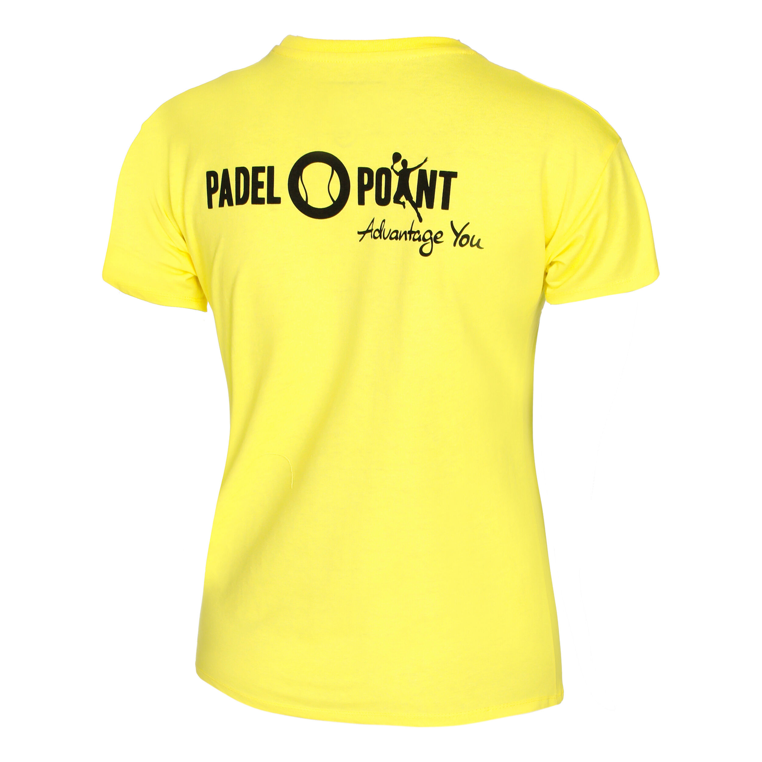 Padel-Point Padel Is Us T-shirt Femmes - Jaune , Noir