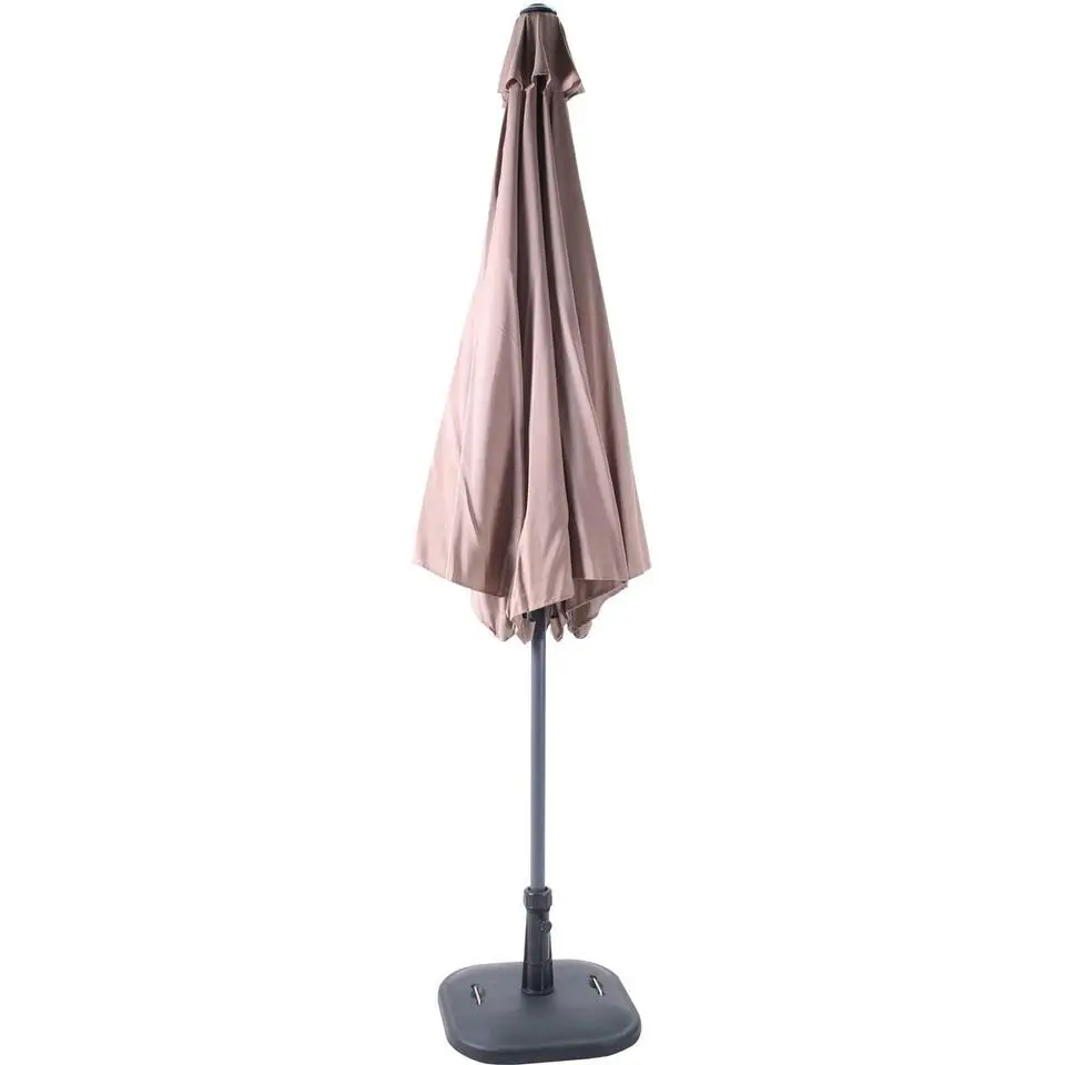 SenS-Line - Salou Parasol Taupe Ø300 Cm - Grijs