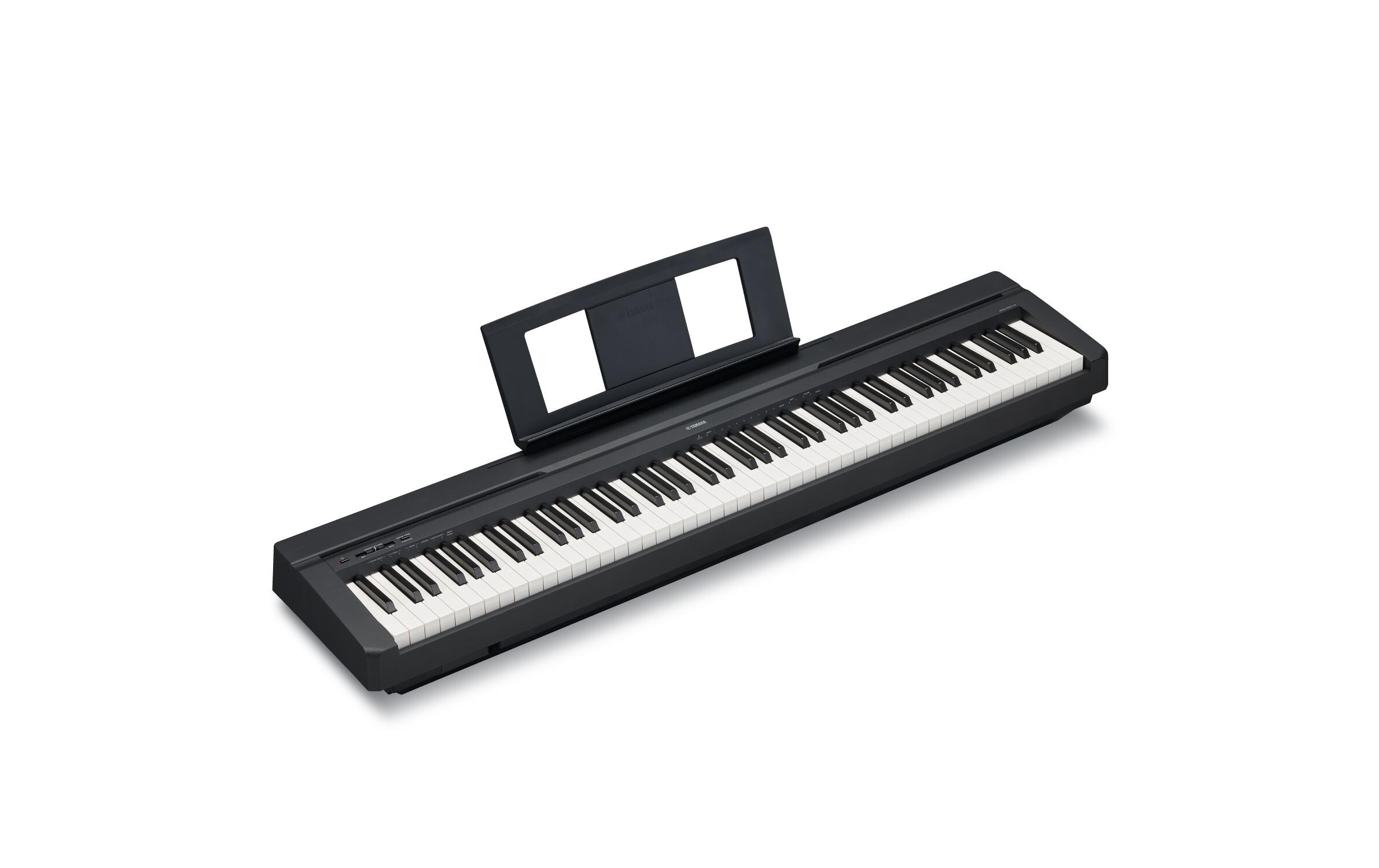 E-Piano P-45B Schwarz<br>Authentisches E-Piano mit natürlichem Spielgefühl