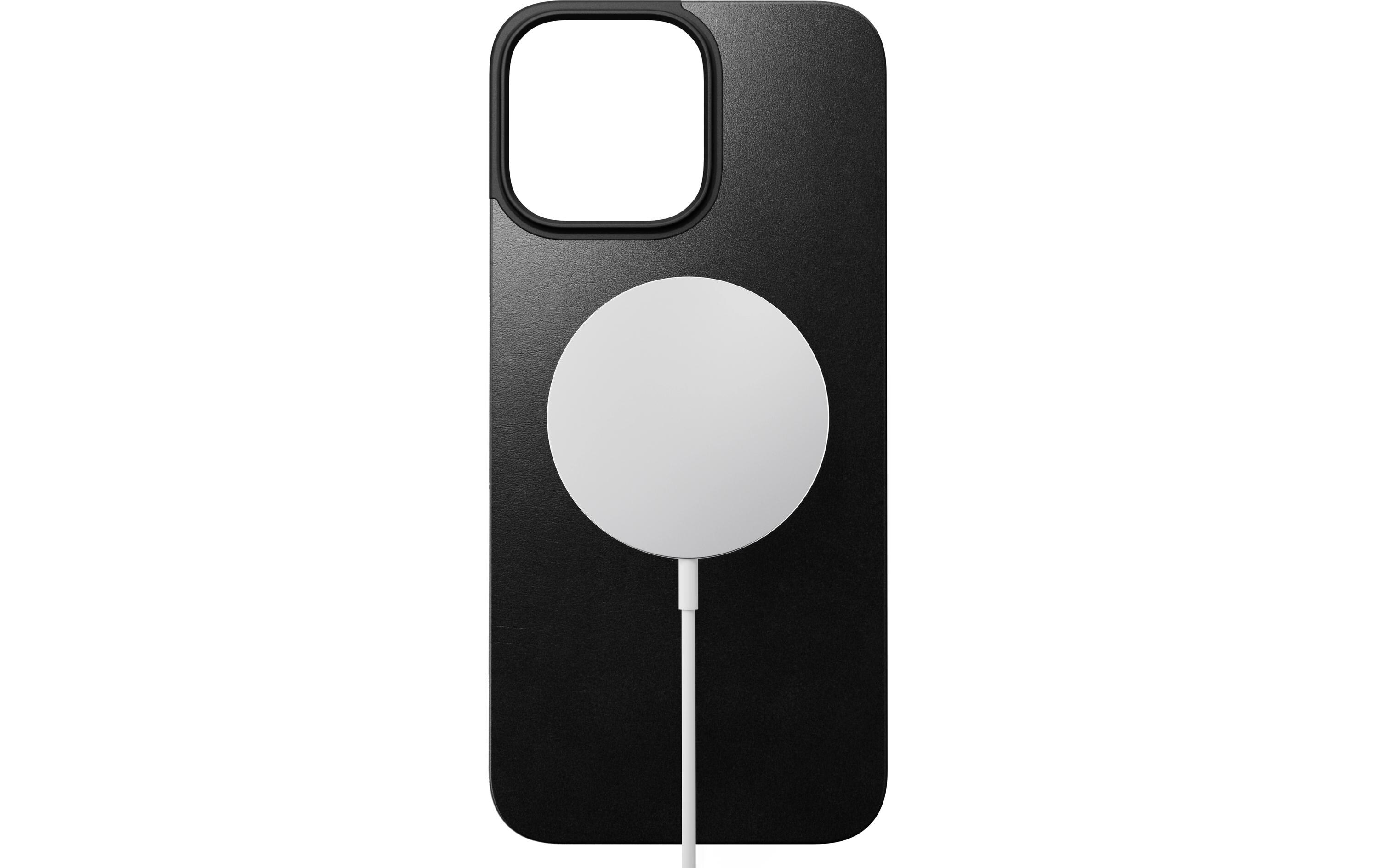 Back Cover Magnetic Leather iPhone 16 Pro Max SchwarzModerne Schutzhülle aus Leder für das Apple iPhone 16 Pro Max