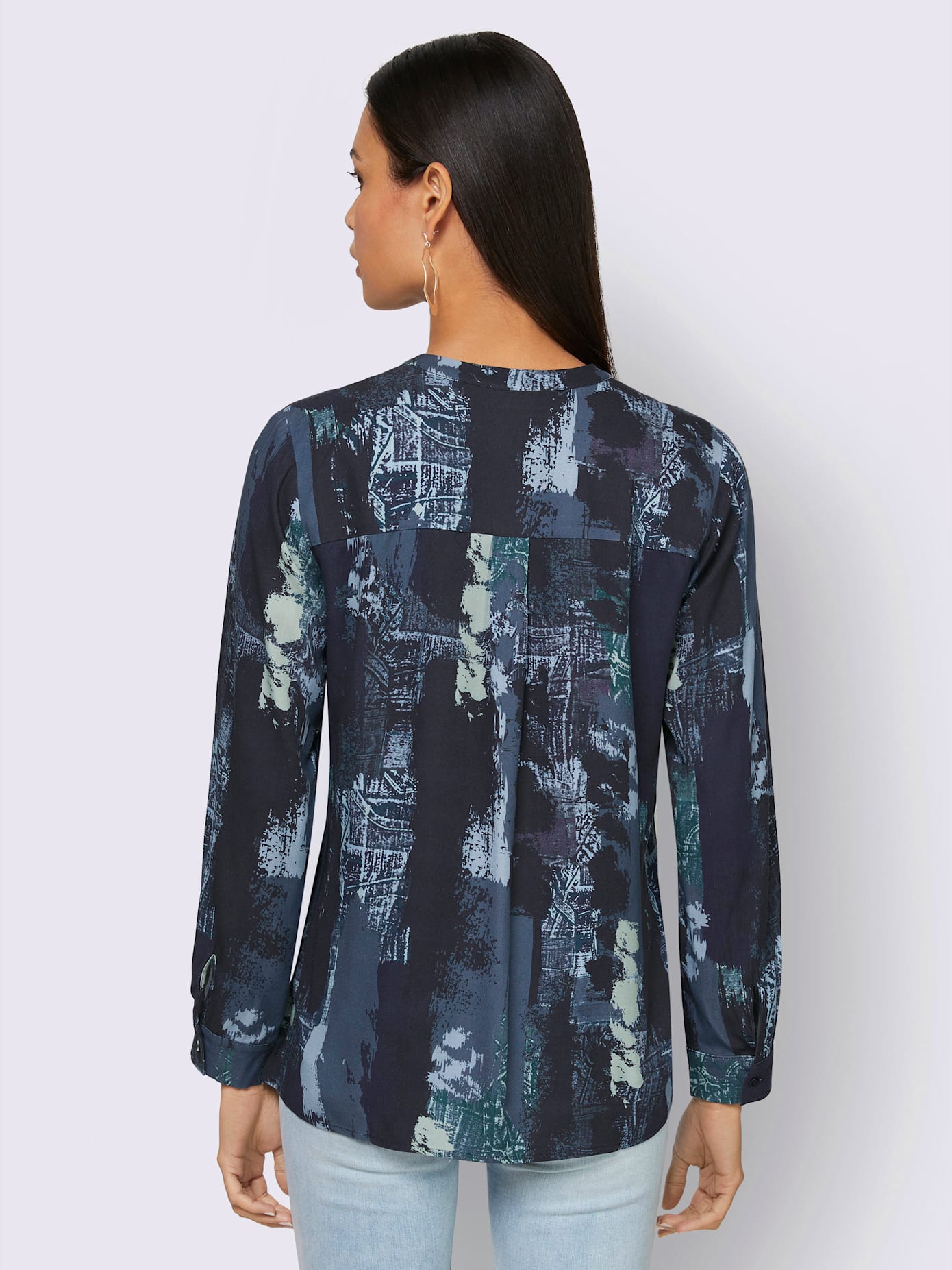 Chemisier à manches longues pure viscose