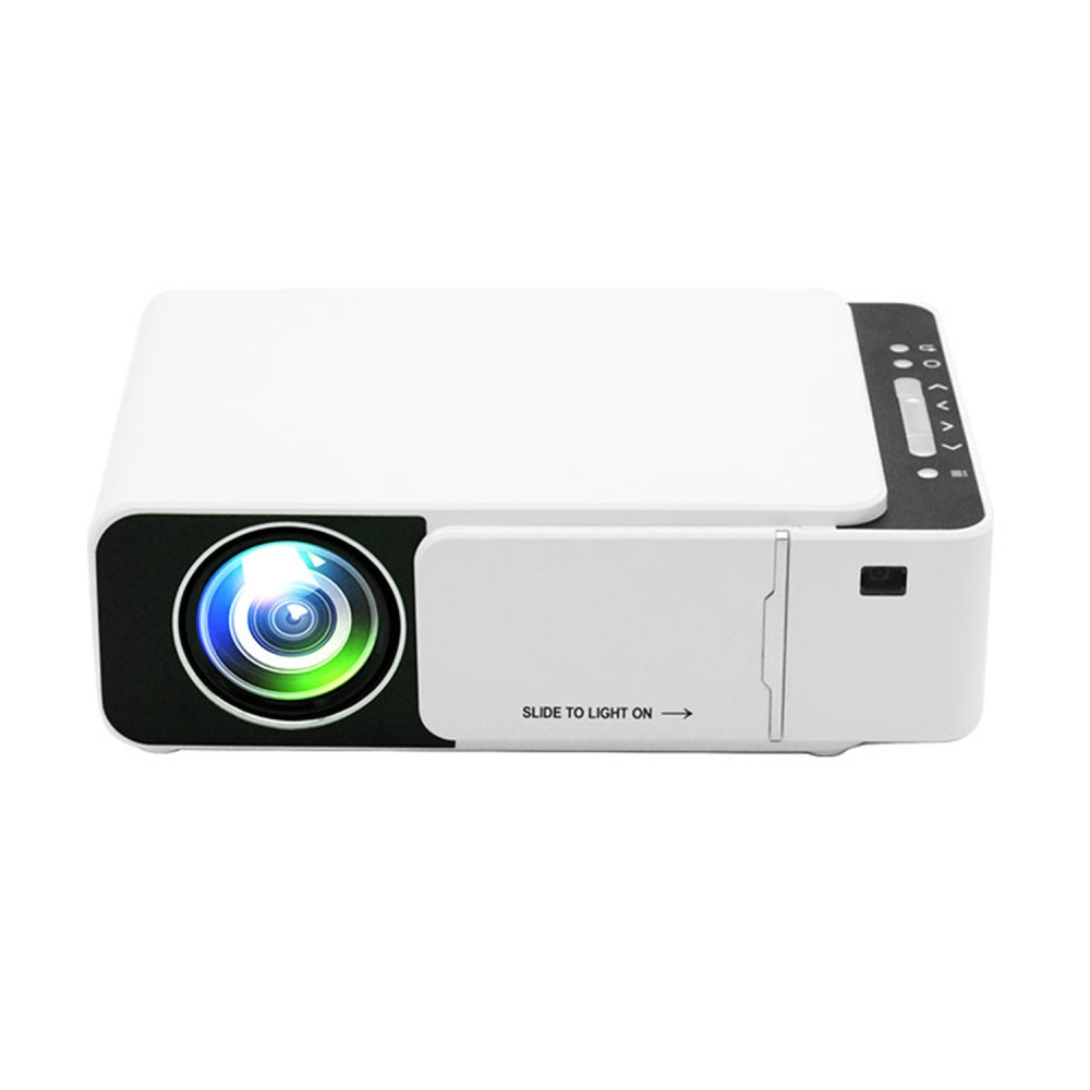 Multimedia LED Projektor Beamer Heimkino (100 ANSI Lumen) 1080p Full HD / HDMI / USB / AV / VGA / 3.5mm AUX Output - Weiss