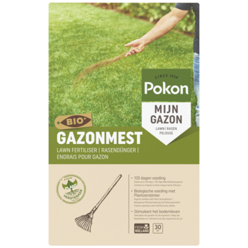 Pokon Bio gazonmest 2 kg voor 30 m²