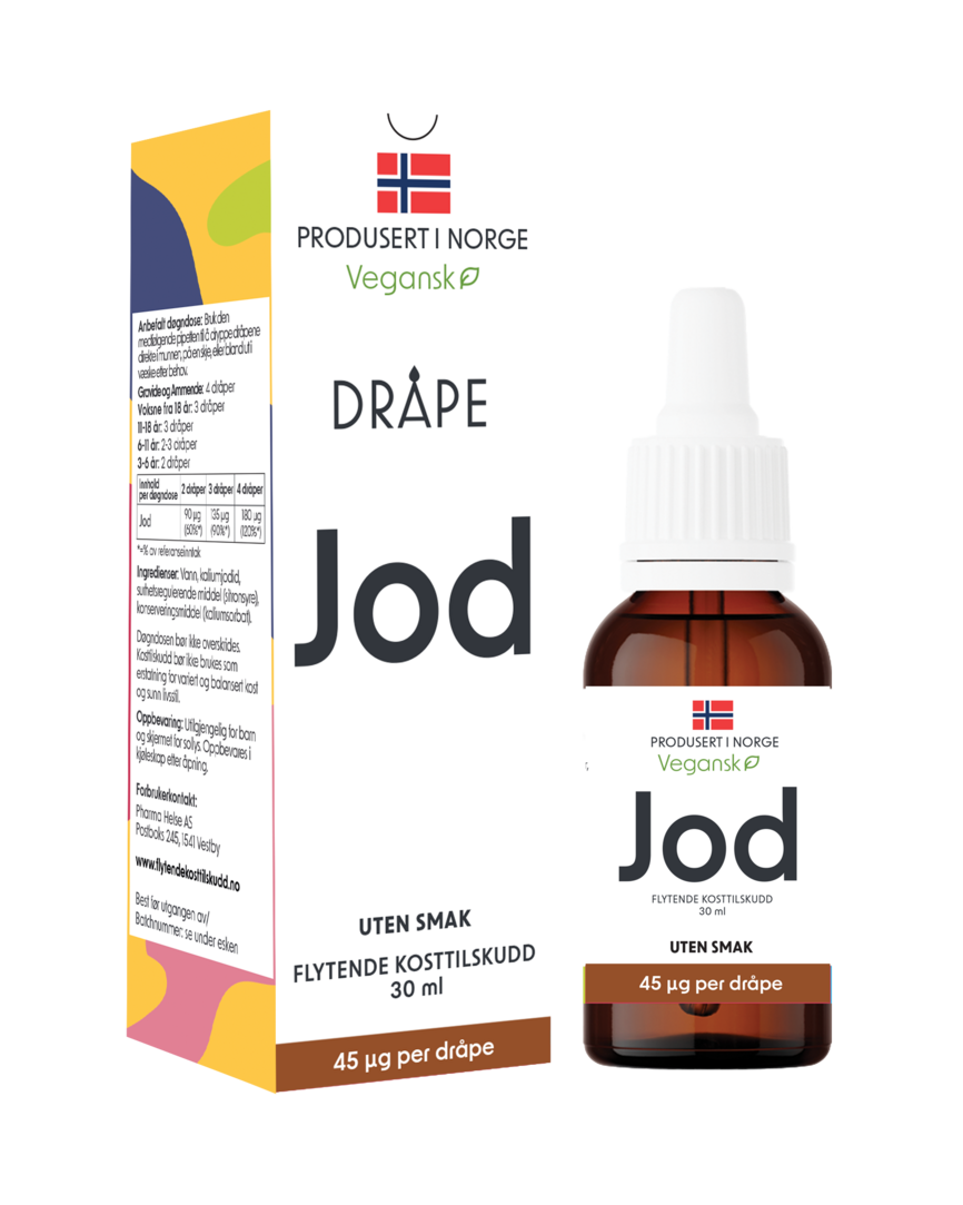 Dråpe vegansk jod 30 ml