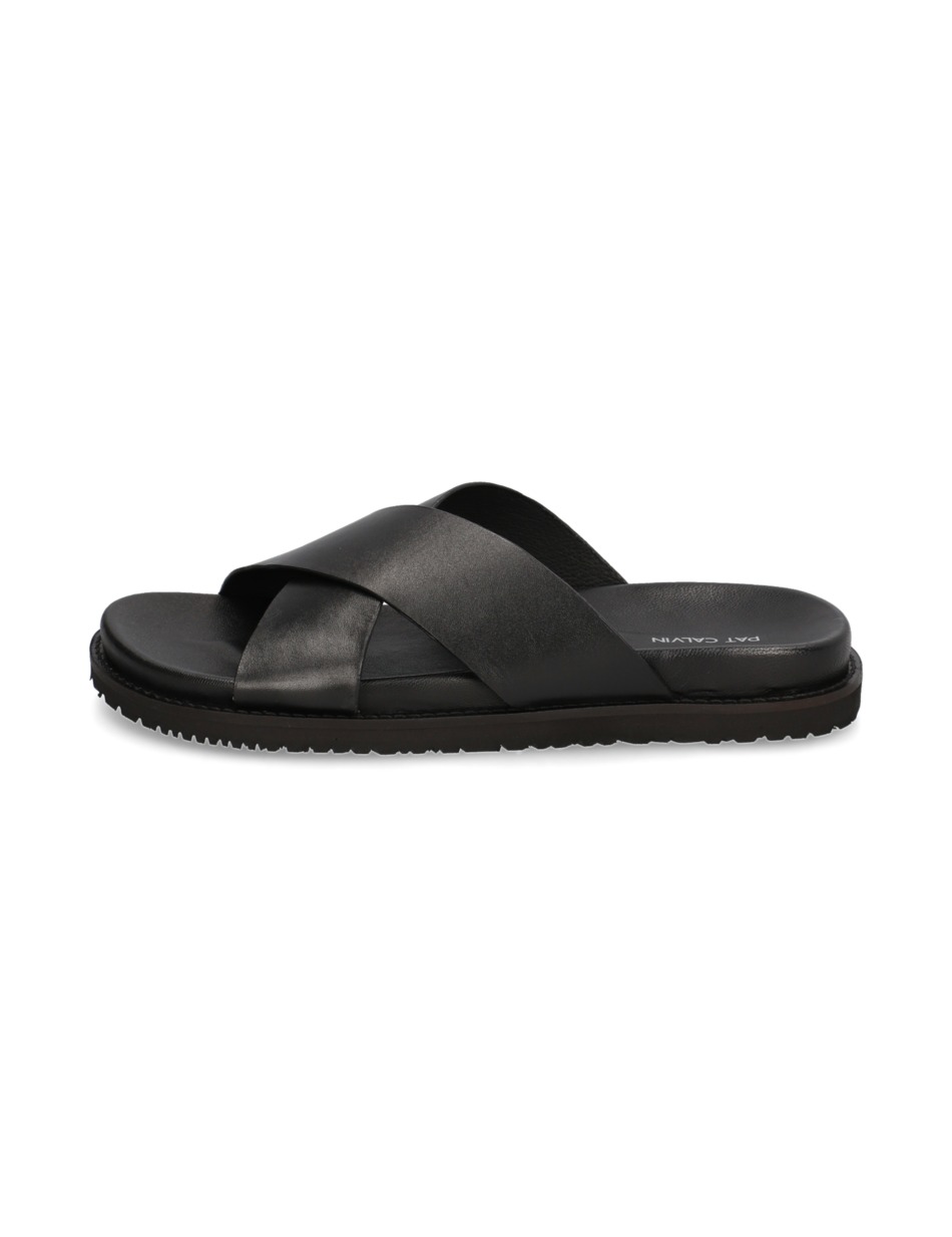 Glattleder Pantoffel