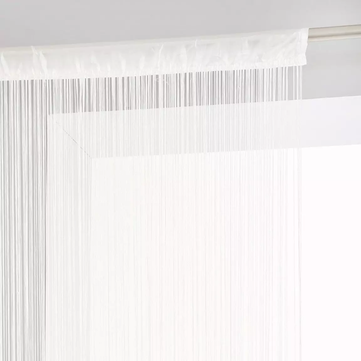 Rideau de fil (90 x H200 cm) Uni Ivoire