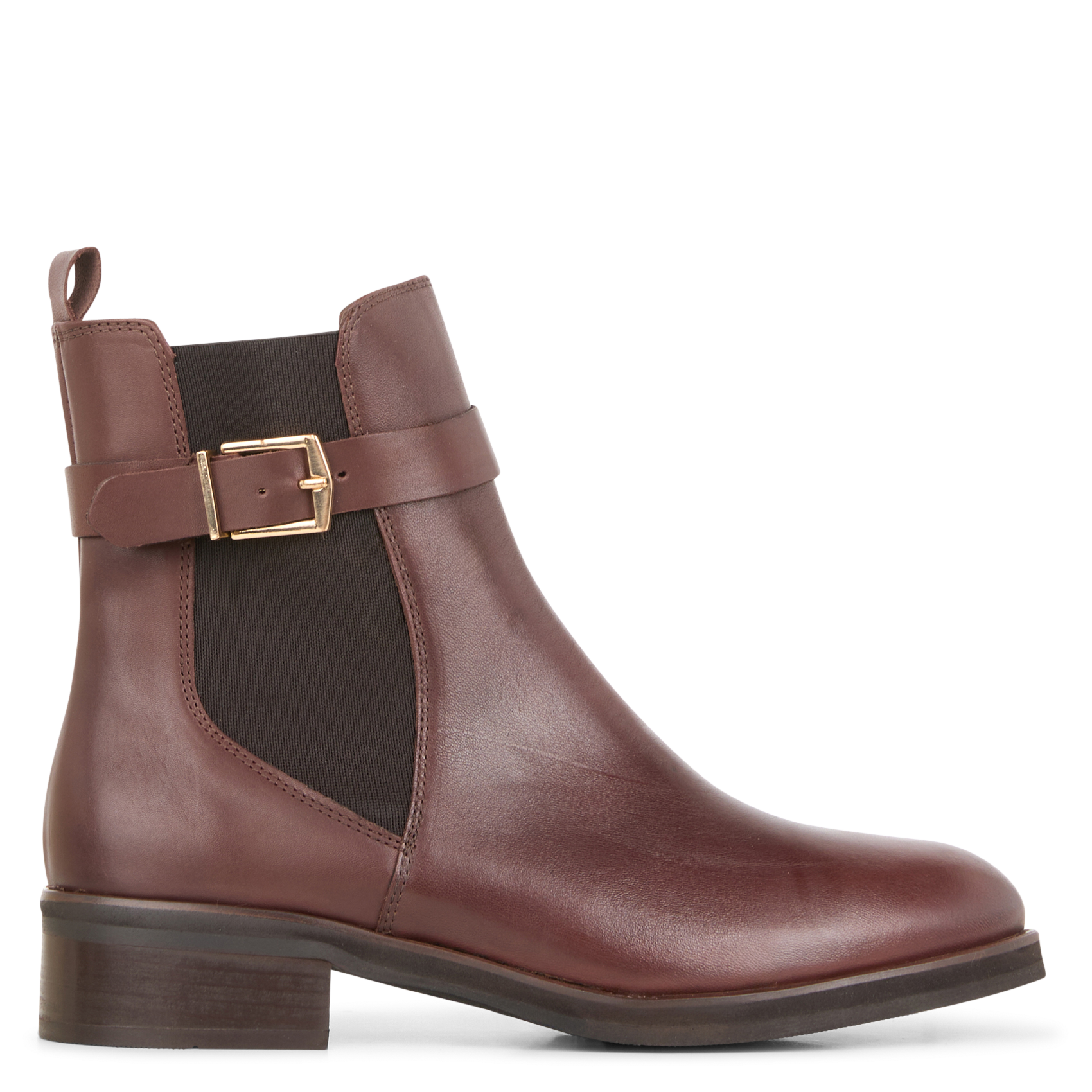 CHARLOTTE - Bottines en cuir | Marron