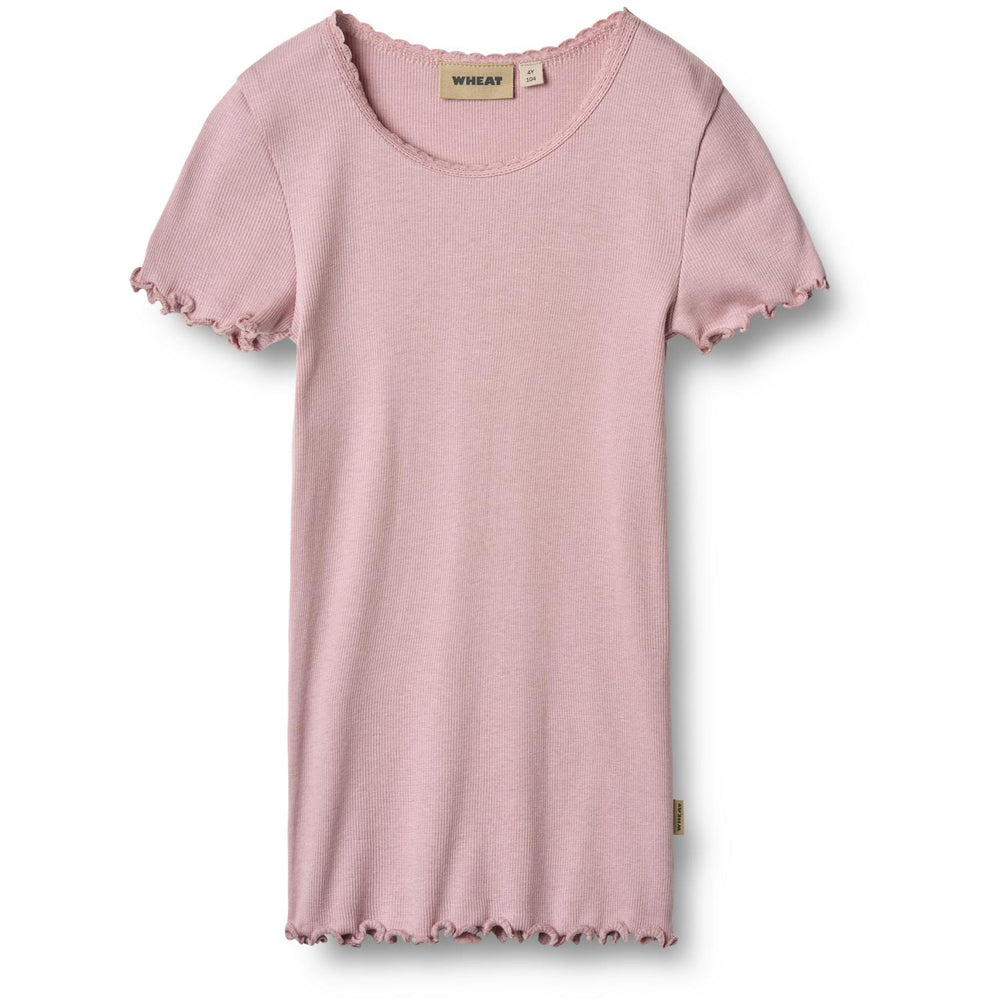 Køb Wheat Lavender Mist Rib T-shirt S/S Katie