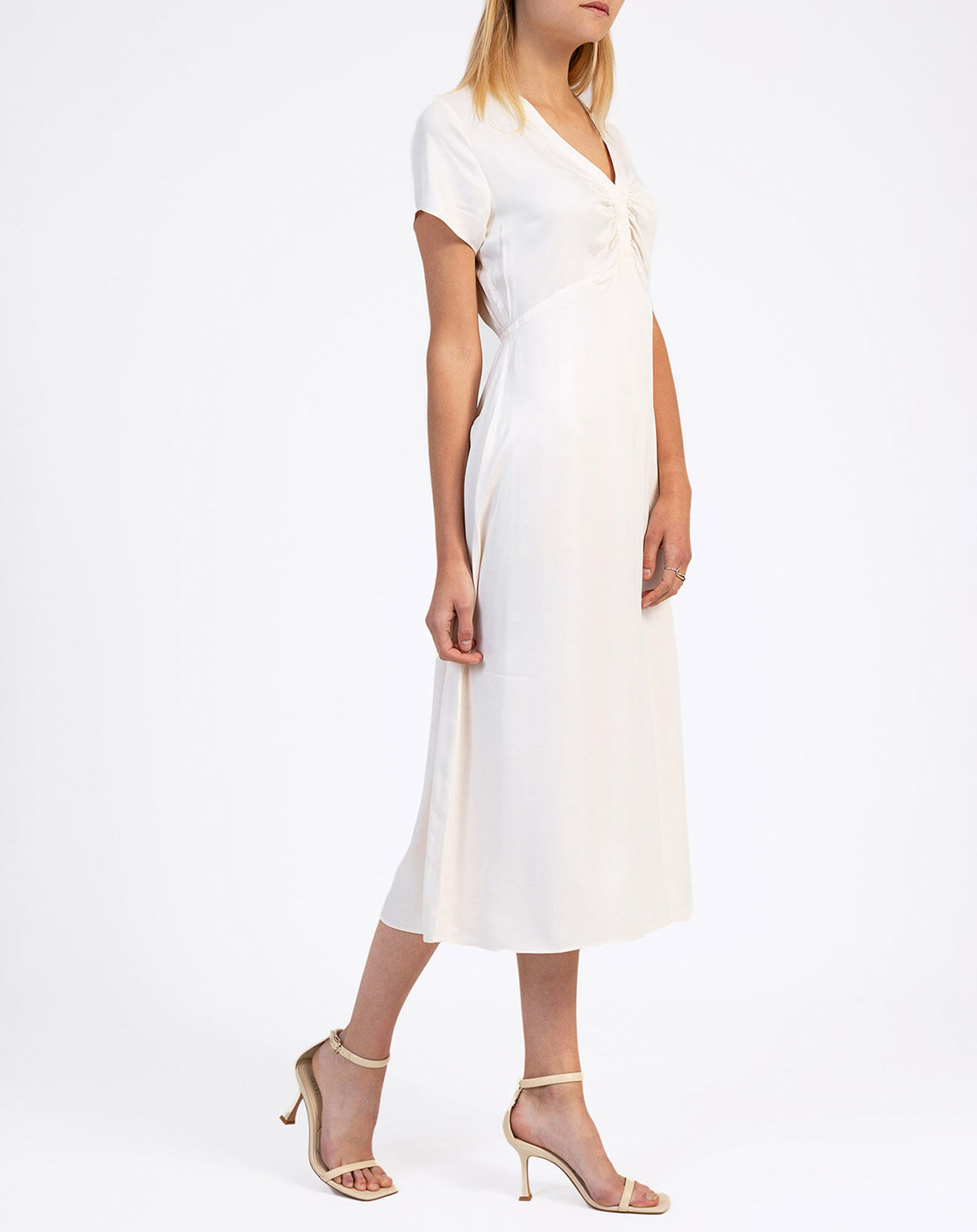 An'ge Robe Miazy blanc cassé