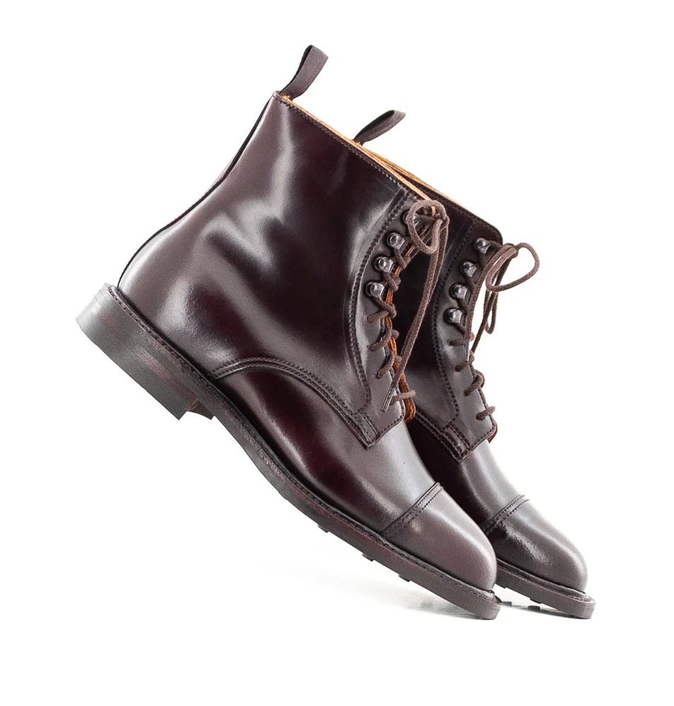 CROCKETT AND JONES - JANE CORDOVAN BORDEAUX