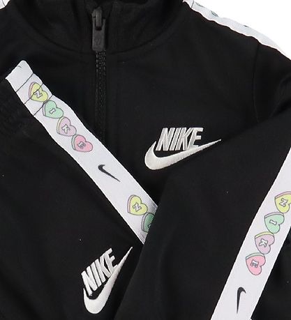 Nike Tr?ningss?t - Cardigan/Bukser - Taping - Sort