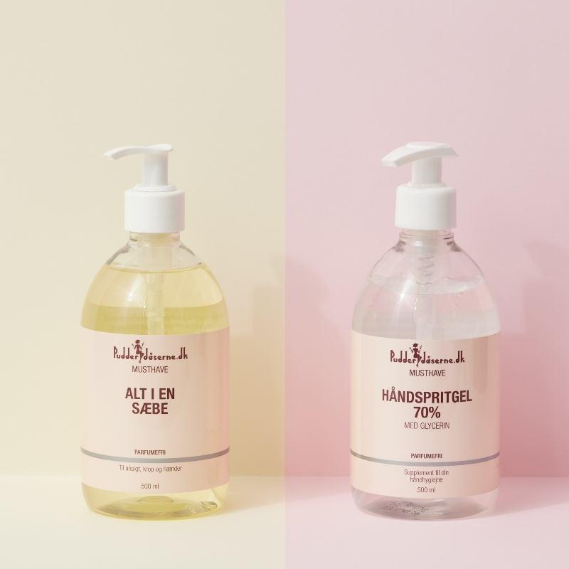 Pudderdåserne Hand Sanitizer 70% - 500 ml