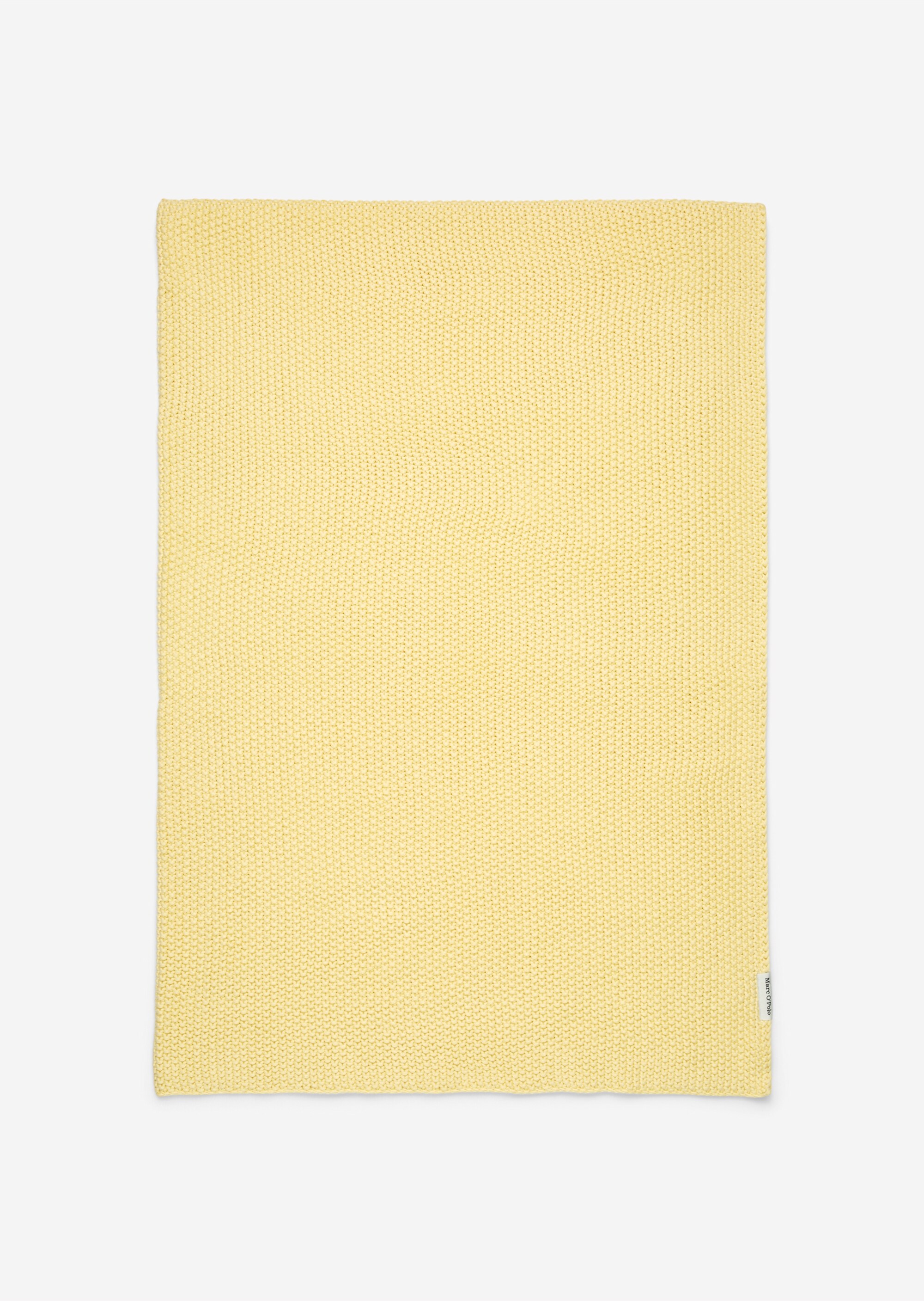 Plaid Modell NORDIC KNIT aus softer Bio-Baumwolle
