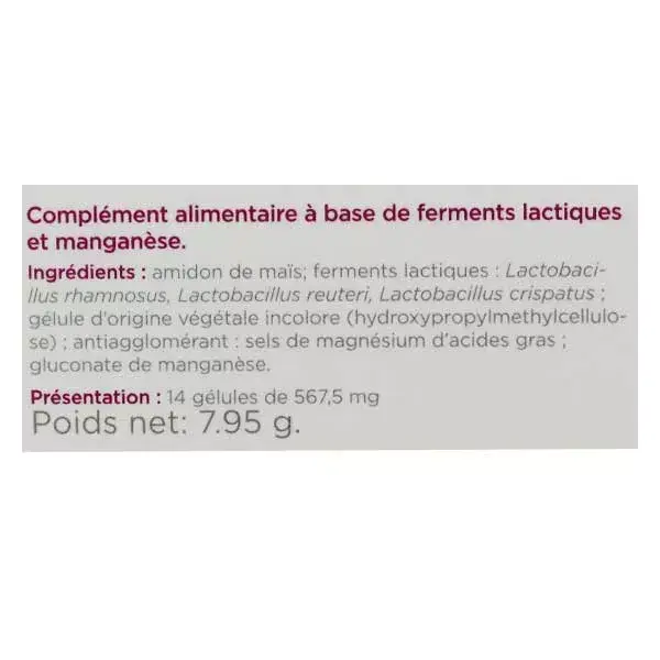 Inovance Probiovance Intim Probiotiques 14 gélules
