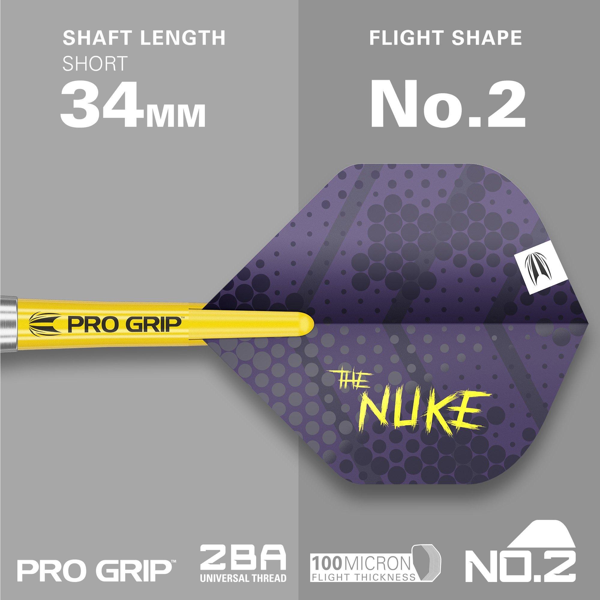 Target Darts Luke Littler 22G Brass Dart Set