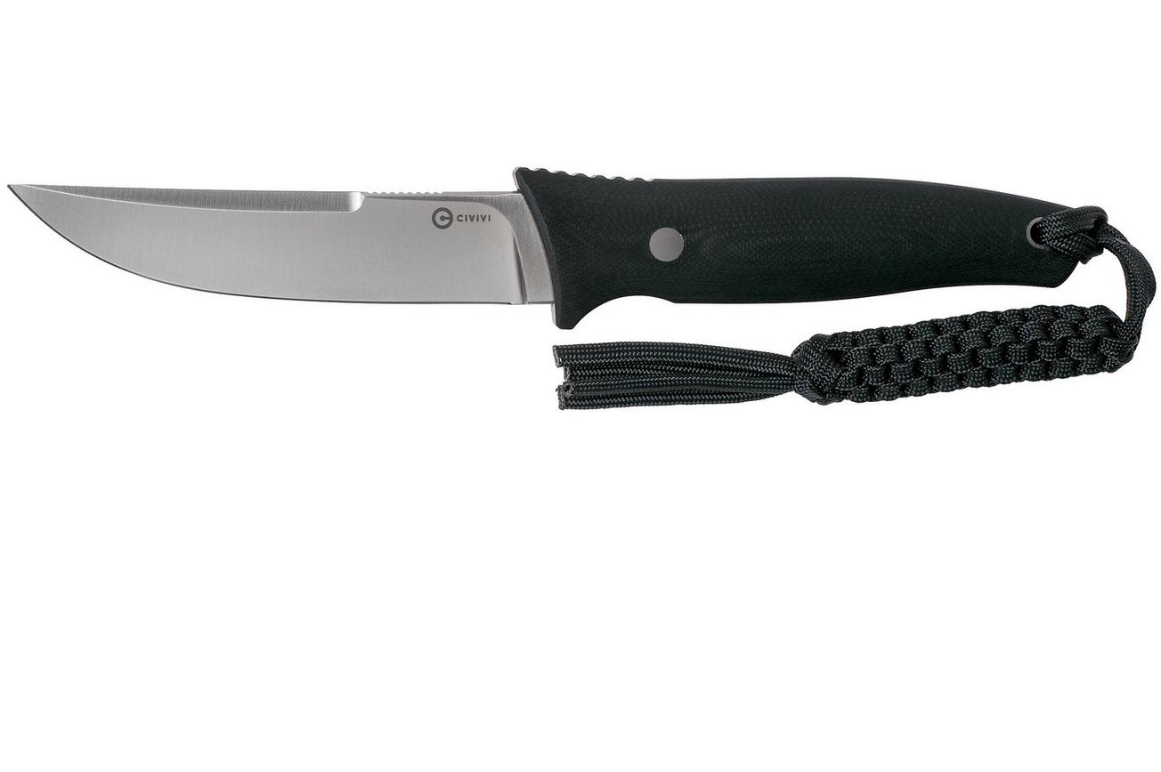 Civivi Tamashii C19046-1 Black G10 vaststaand mes, Bob Terzuola design