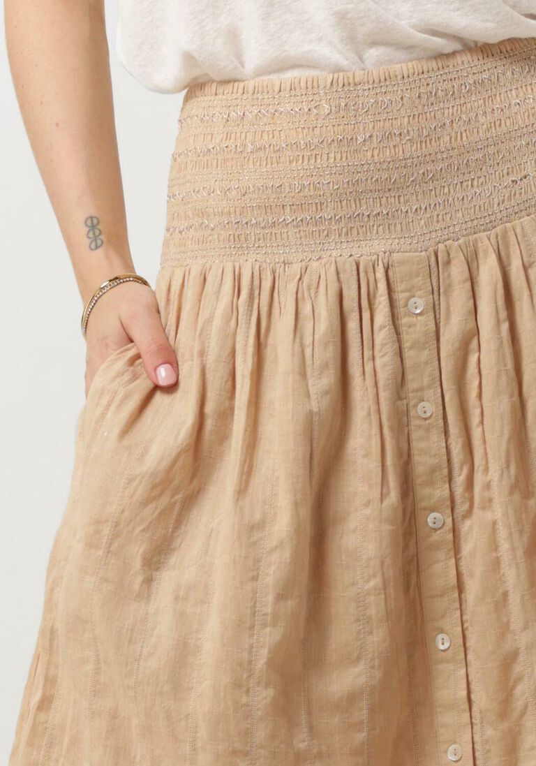 zand ruby tuesday maxirok sali long skirt with smock waistband and full placket