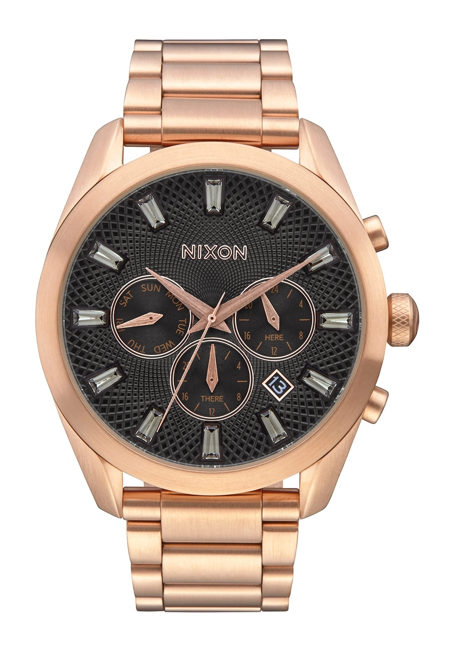 Nixon The Bullet Chrono Crystal All Rose Gold / Gunmetal