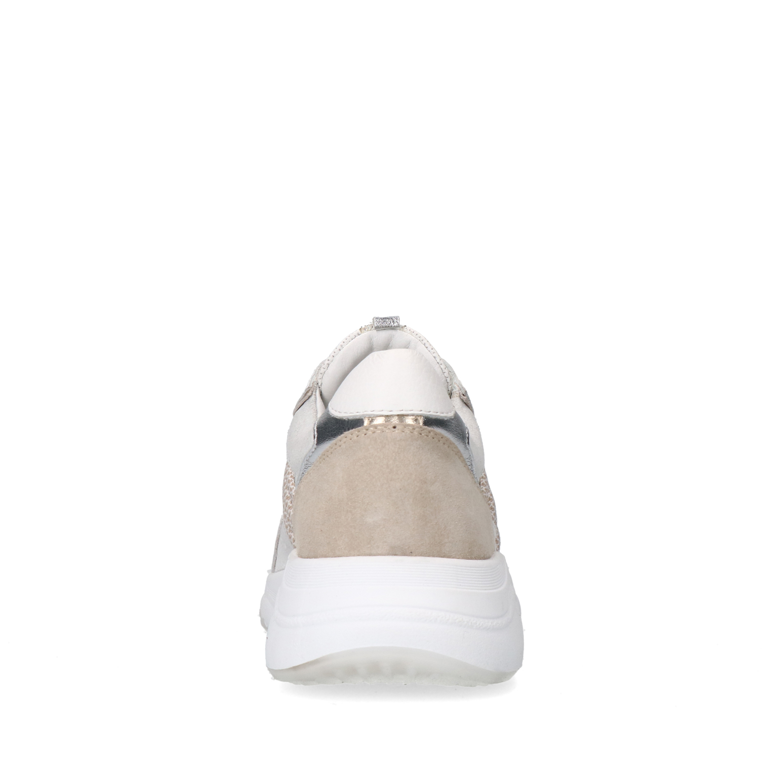 Witte leren sneakers