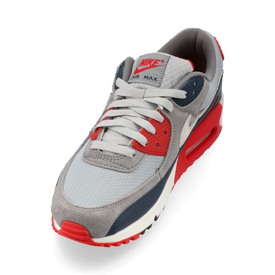 Nike Chaussures Air Max 90 - Gris/Bleu/Rouge