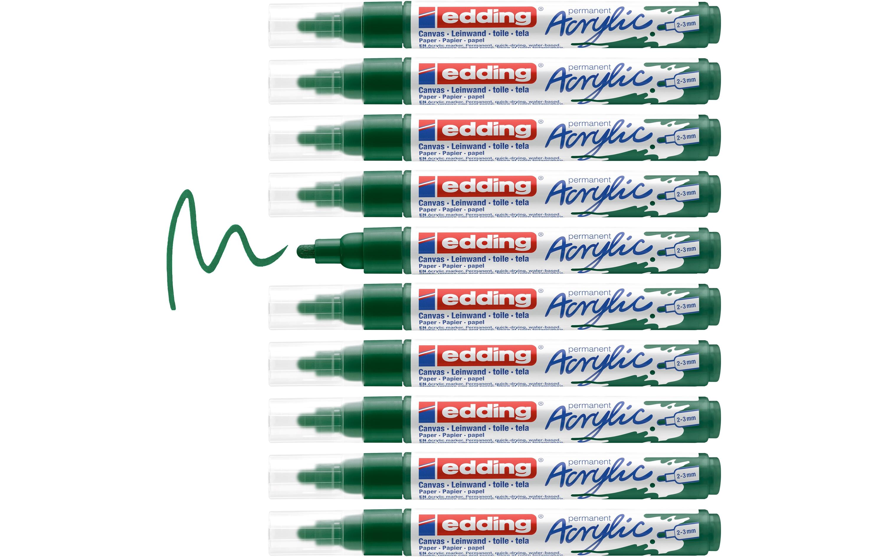Acrylmarker 5100 Medium, DunkelgrünSchnelltrocknende Acrylstifte