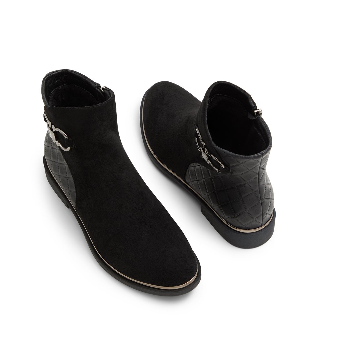 AQUA-MODA-Elstree-Bottillon - Talon plat - Noir