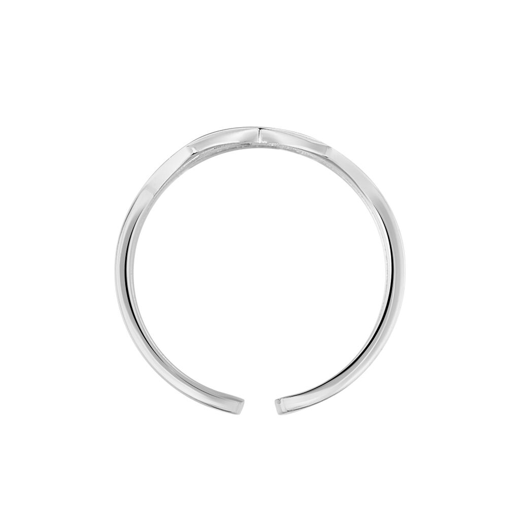 Bague Adel Acier Blanc
