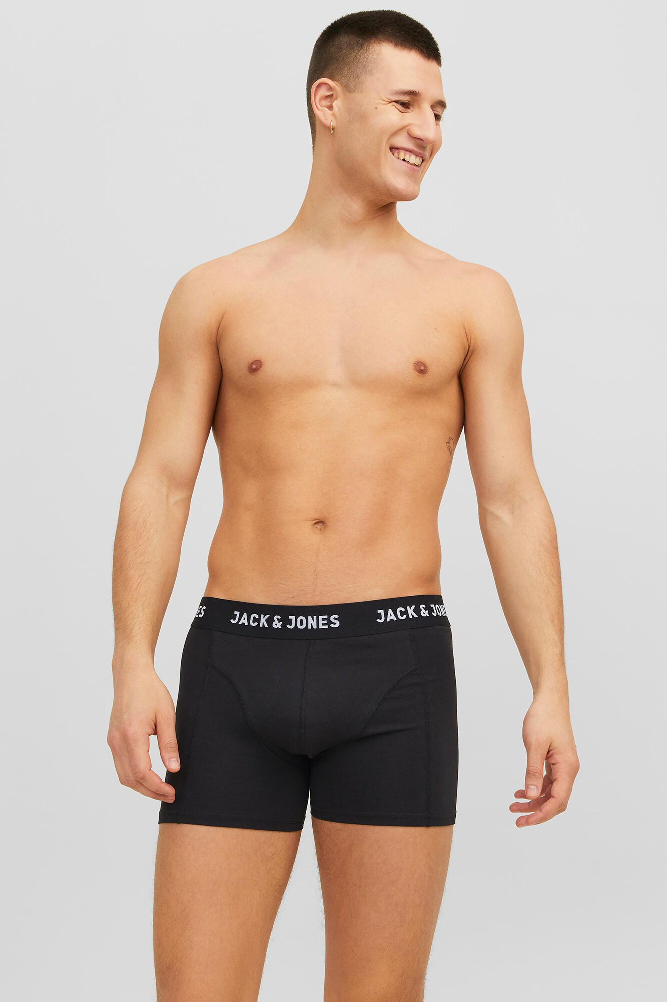 Pacote com 3 cuecas boxer de algodão com estampa camuflada