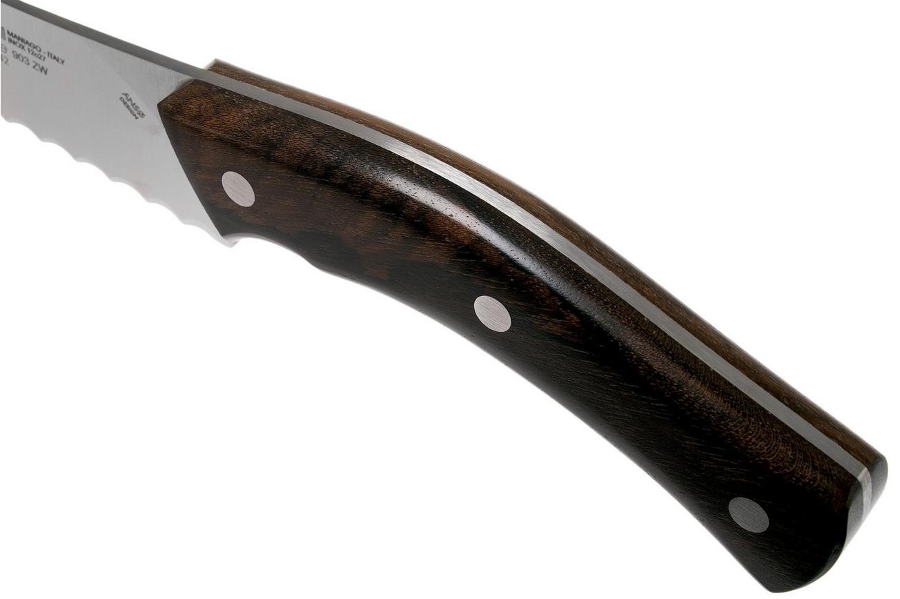 Due Cigni Arne Line broodmes 23 cm, ziricote