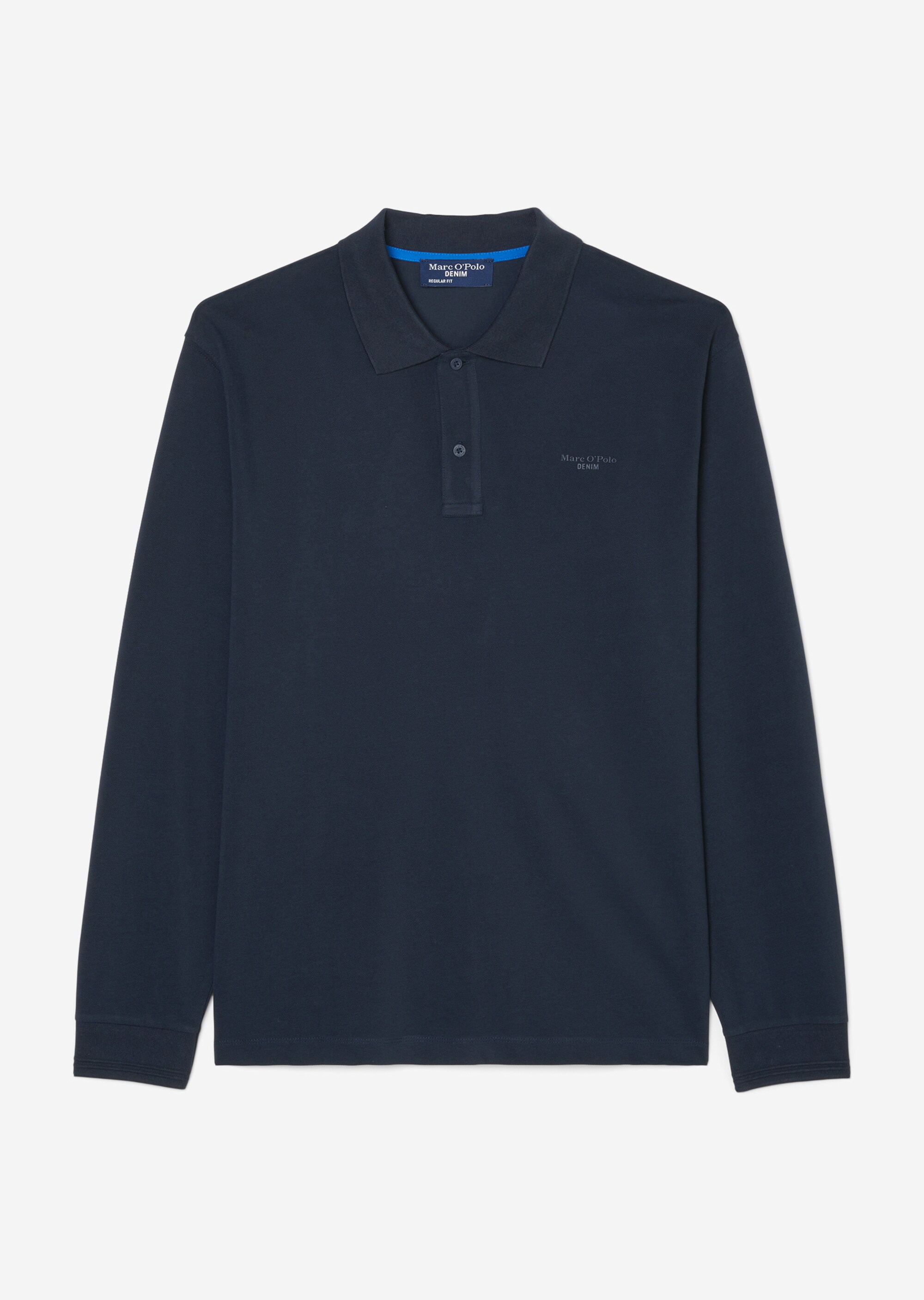Langarm-Poloshirt Piqué regular aus Organic Cotton