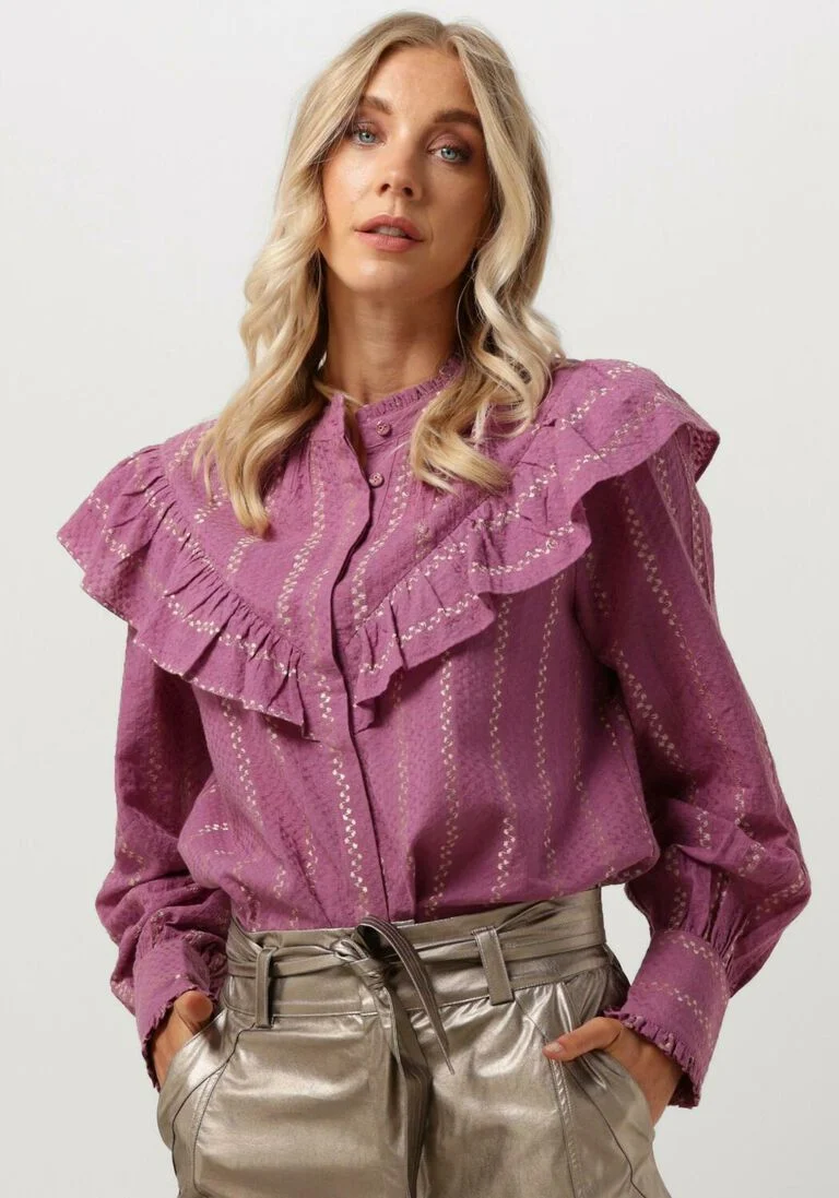 AAIKO paarse aaiko blouse valeria co 563
