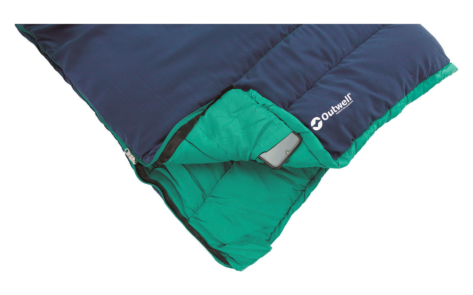 Outwell Champ Kids Kinder-Deckenschlafsack  blau