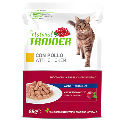 Trainer Natural Huhn 85g Nassfutter für Katzen