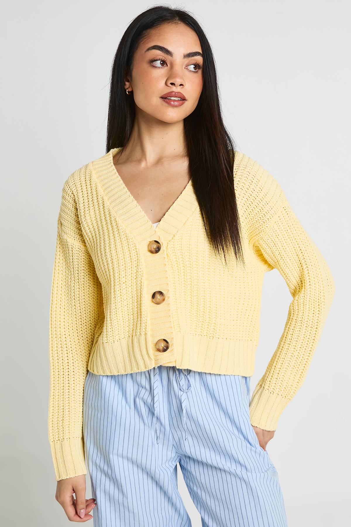 boohoo Gilet Court Boutonné