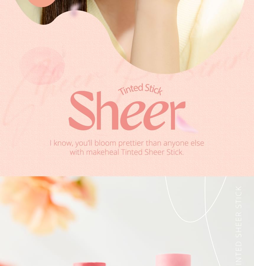 MAKEheal - Getinte Sheer Stick - 5 kleuren