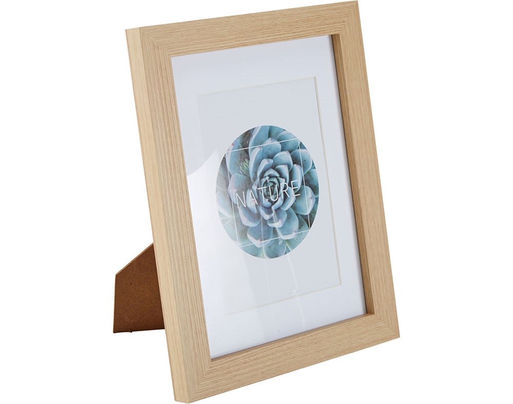 MOLDURA ACTUEL EM MDF NATURAL 21x30CM