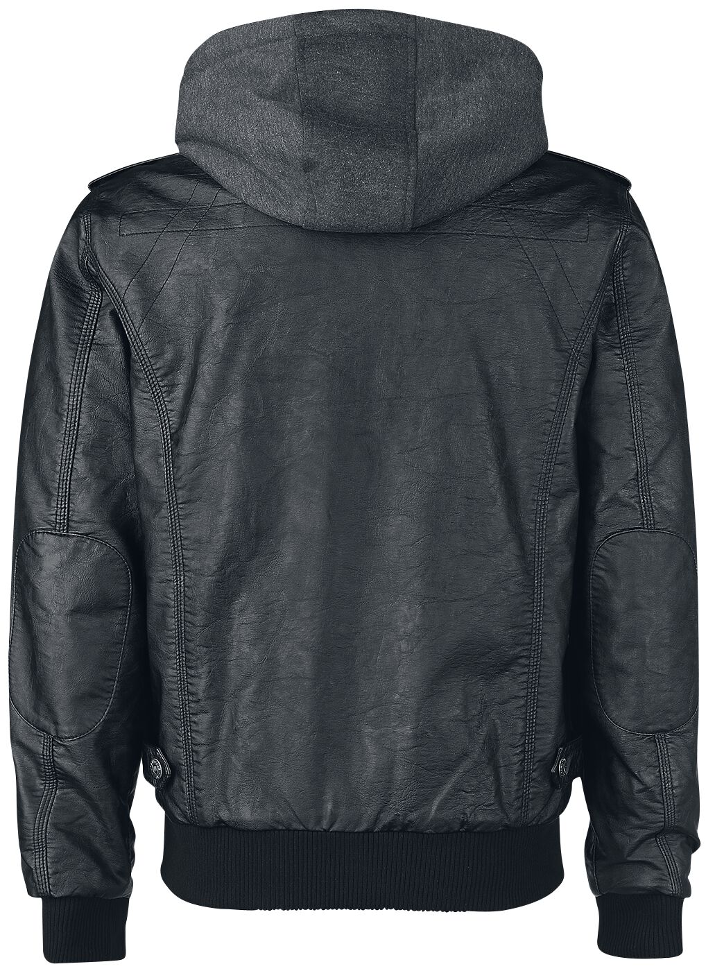 Aaron | Indicode Veste en imitation cuir