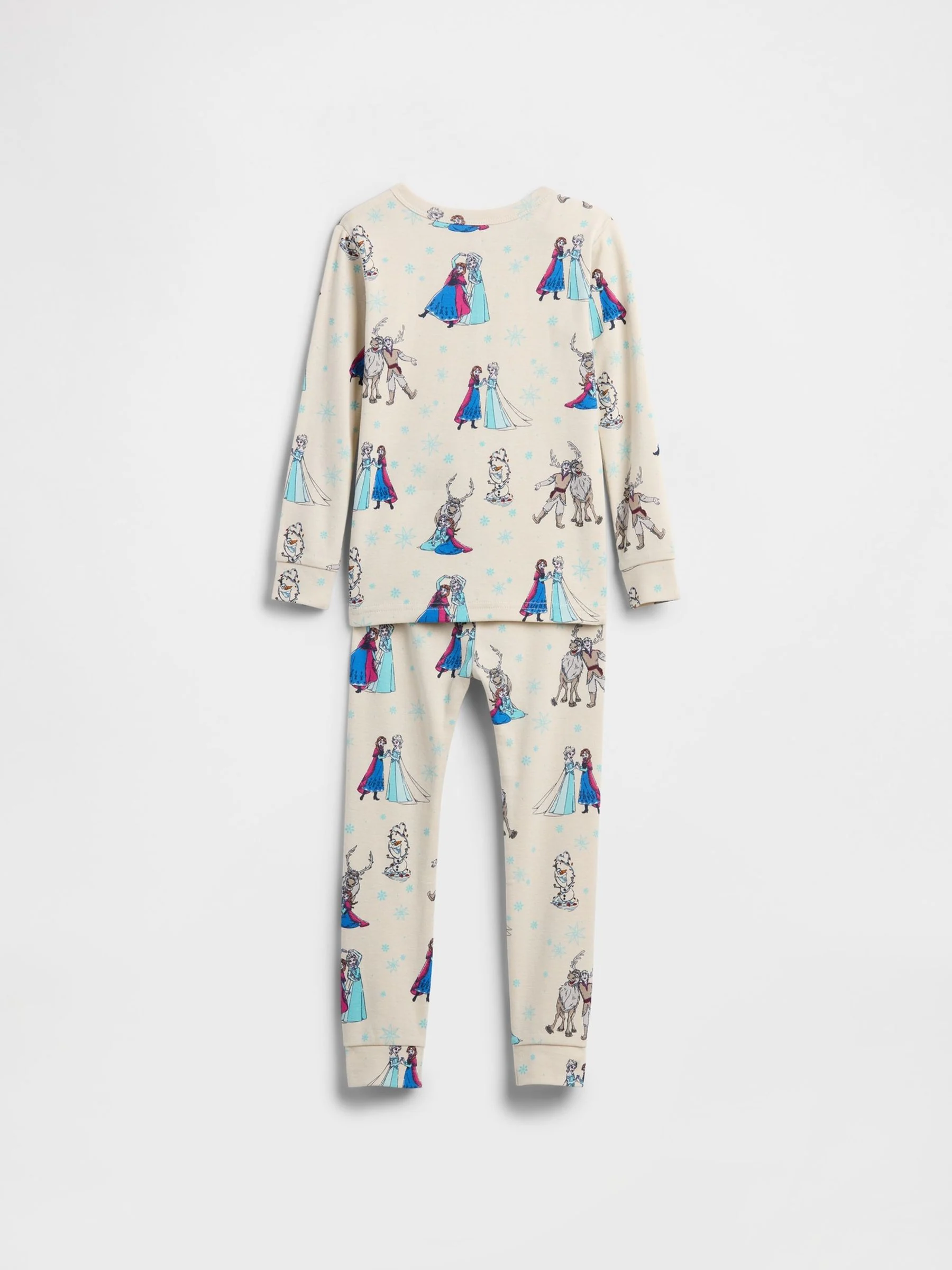 Wit - Gap Disney Princess Pyjama's Set van geborsteld katoen (6mnd -5jr) (6mnd -5jr)