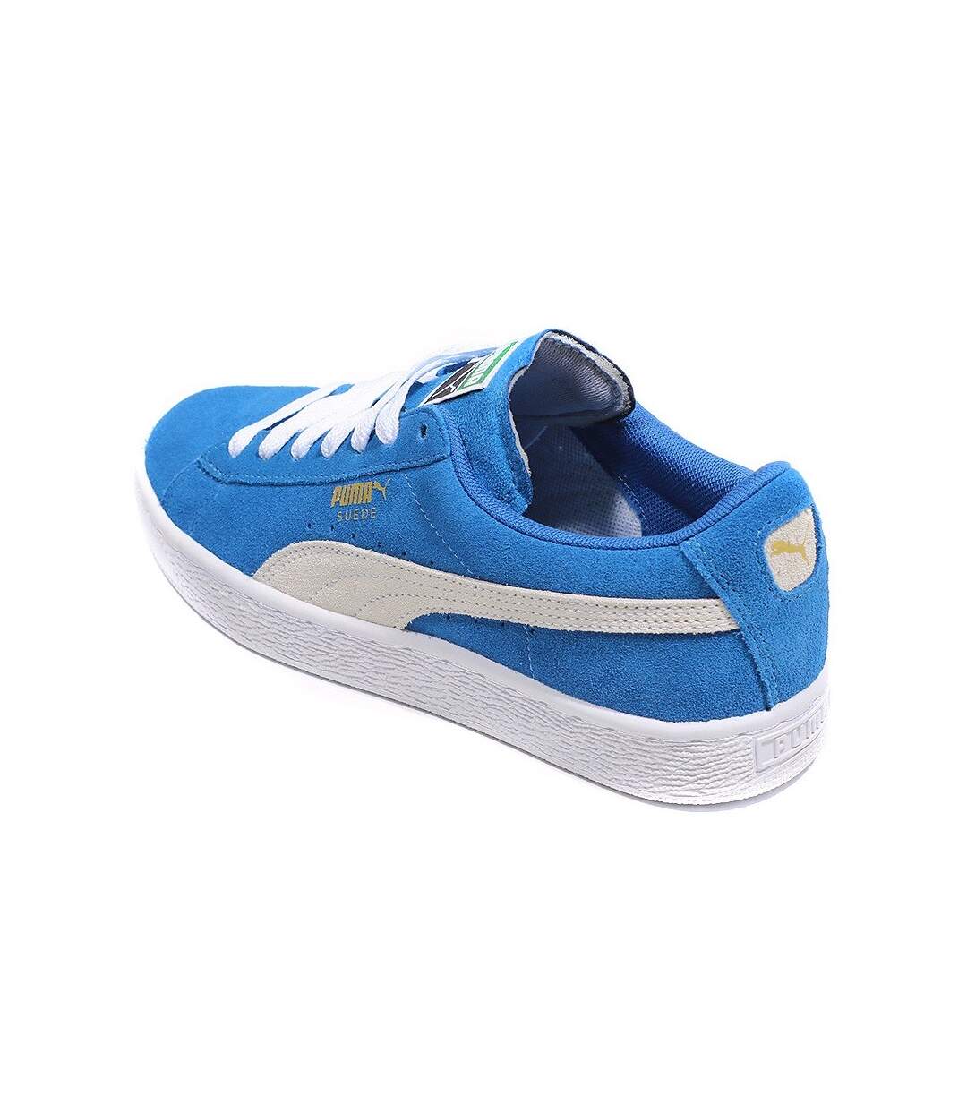 Baskets Bleu Mixte Puma Suède Classique