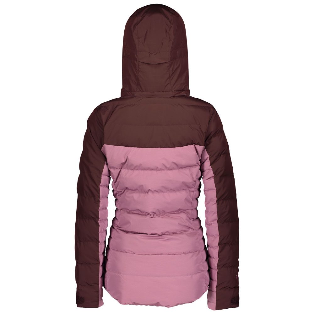 Scott Ultimate Down Daunenjacke Damen red fudge cassis pink