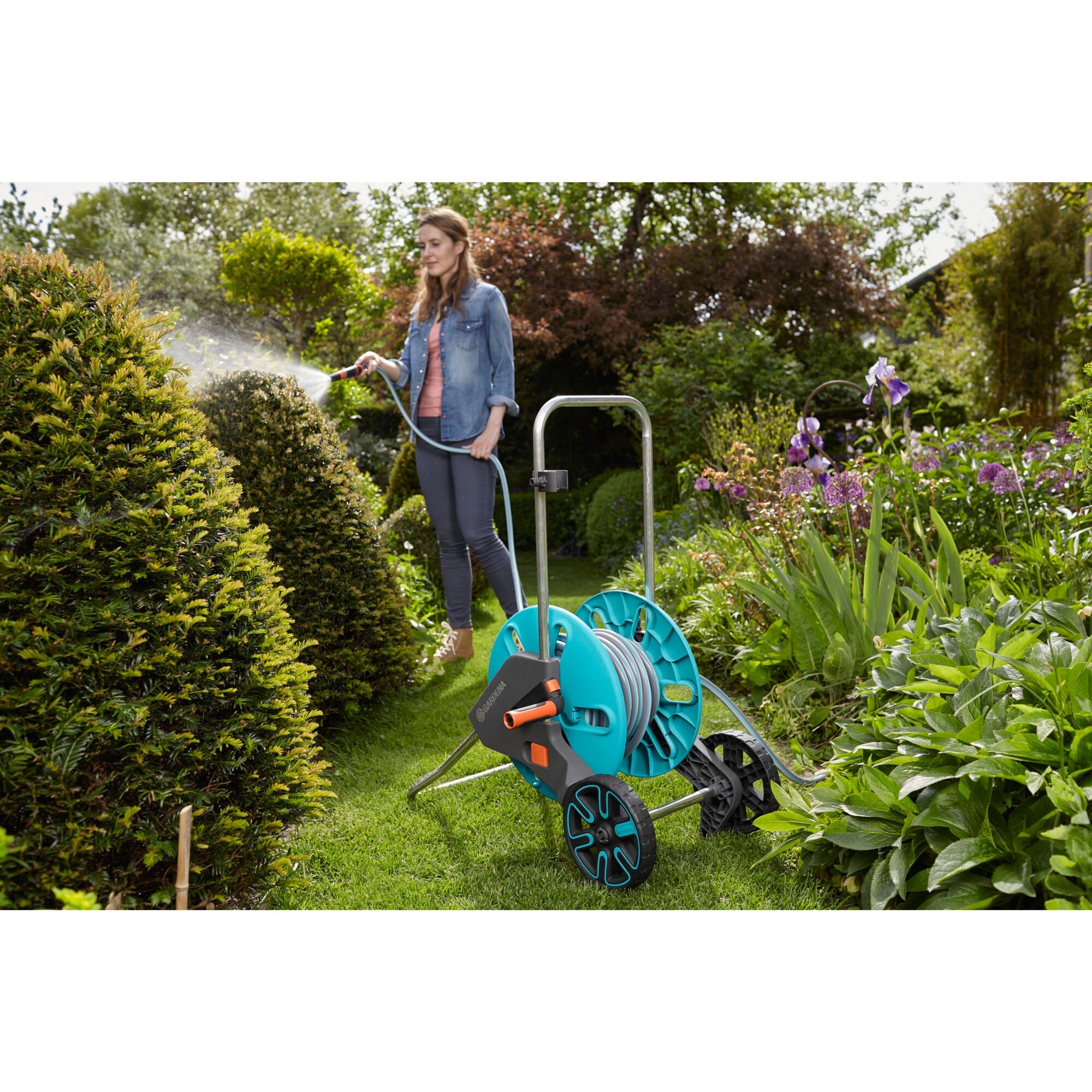 GARDENA Schlauchwagen Schlauchwagen CleverRoll M Set