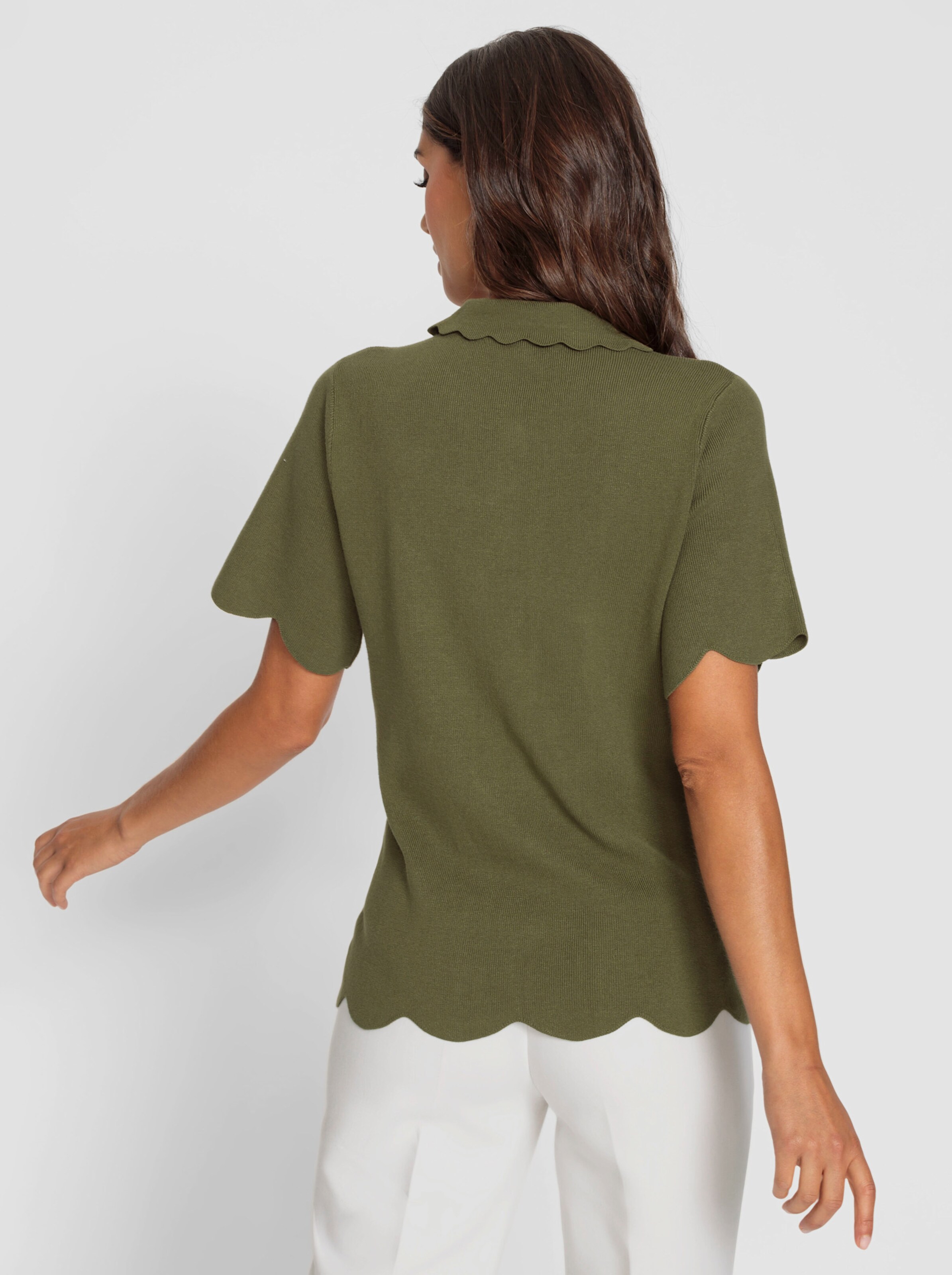 Halbarm-Pullover
