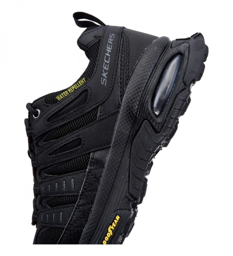 Tênis Skechers Skech-Air Envoy em couro preto