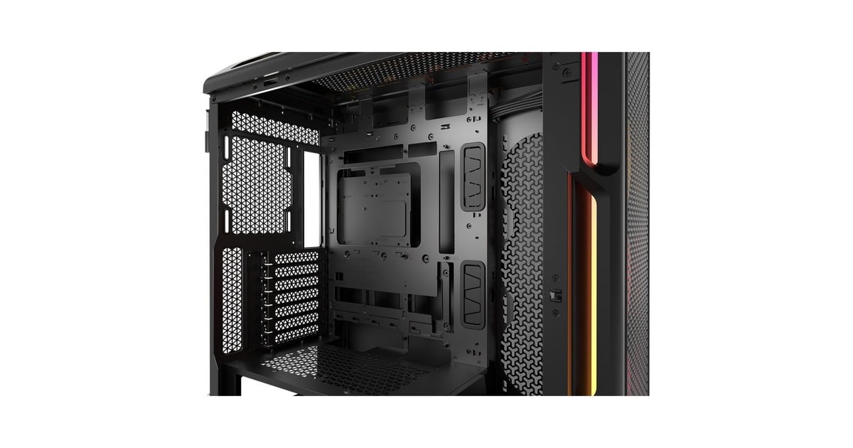 CorsairiCUE LINK 5000T LX RGB midi tower behuizing  (Zwart | 4x USB-A | 1x USB-C | RGB | Tempered Glass)
