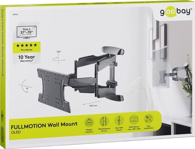 Goobay TV vægbeslag OLED FULLMOTION (L)