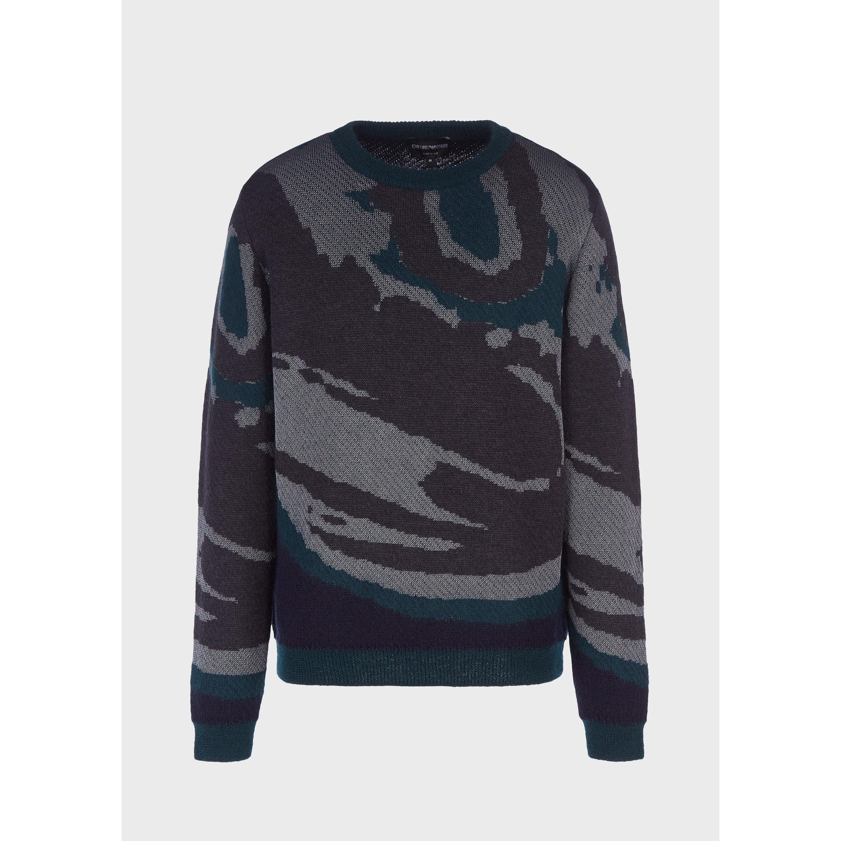 Emporio Armani camo patknit Sn99