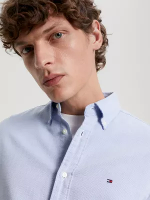 Camisa TH Flex Slim Fit Dobby